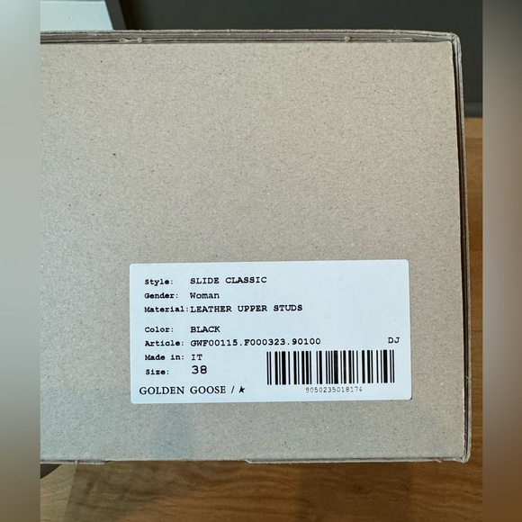 EUC • Golden Goose • Women’s Slide Black Leather With Studs • 8 - Picture 5 of 13